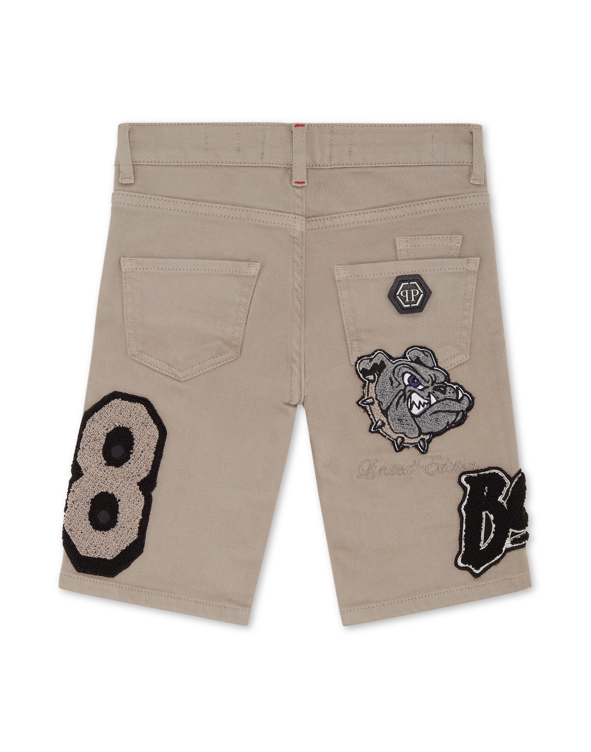 Philipp Plein - regular Vaquero 'Bulldogs' en beige