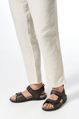 GEOX Sandals in Black: front