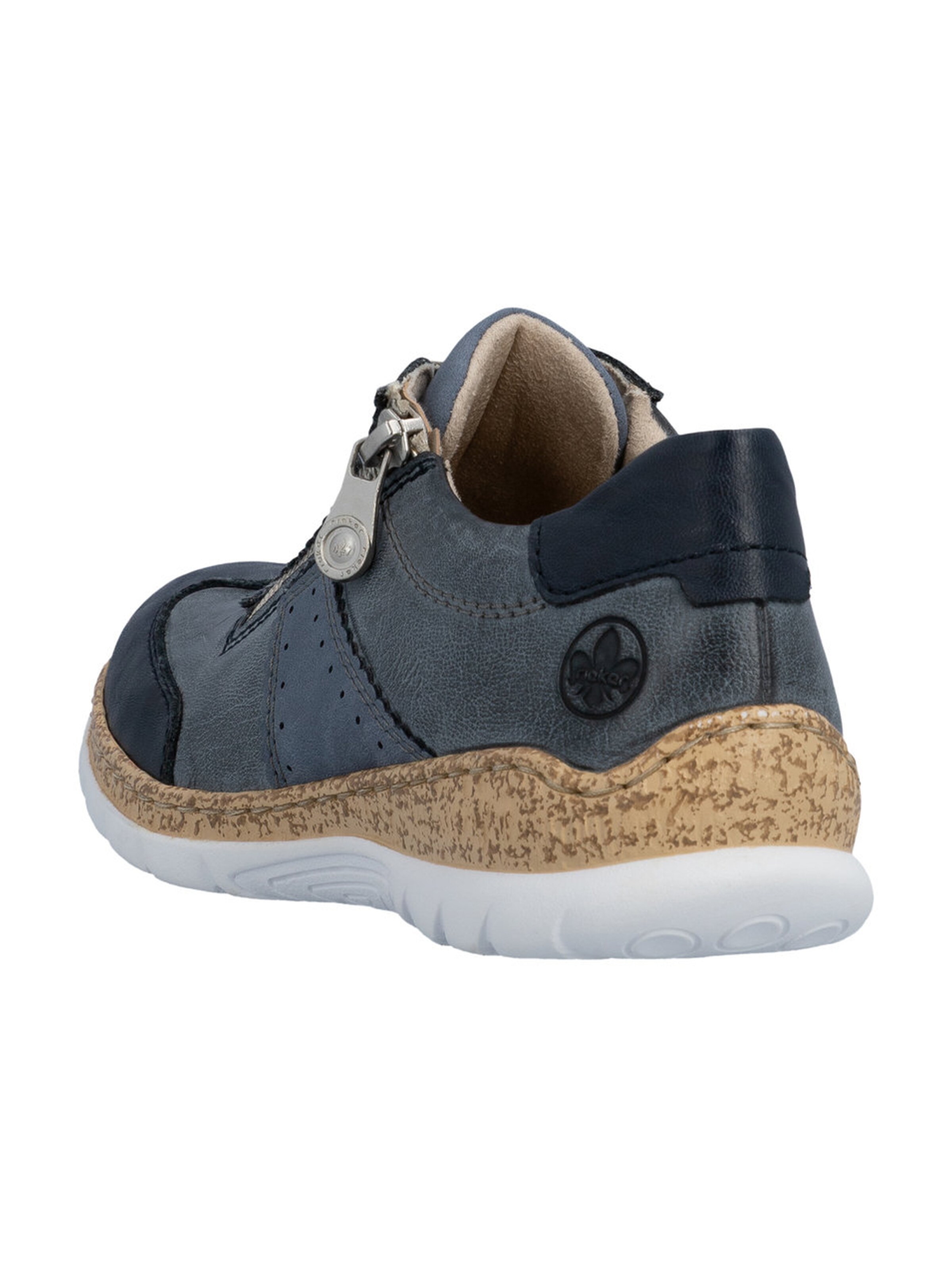 Baskets basses Rieker en bleu