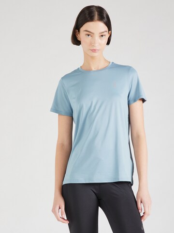 On Performance shirt in Blue: front