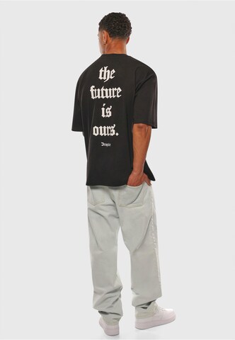 Dropsize T-Shirt in Schwarz