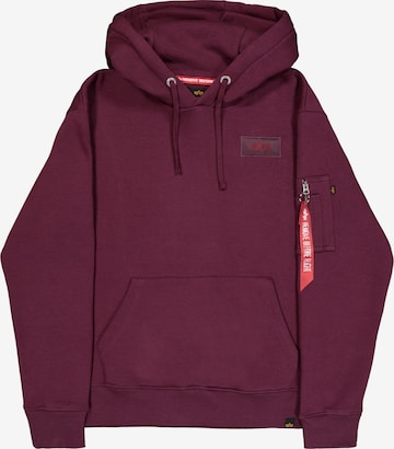 ALPHA INDUSTRIES Neulepaita 'Backprint' värissä punainen: etupuoli