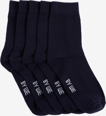 WE Fashion Sokken in Blauw: voorkant