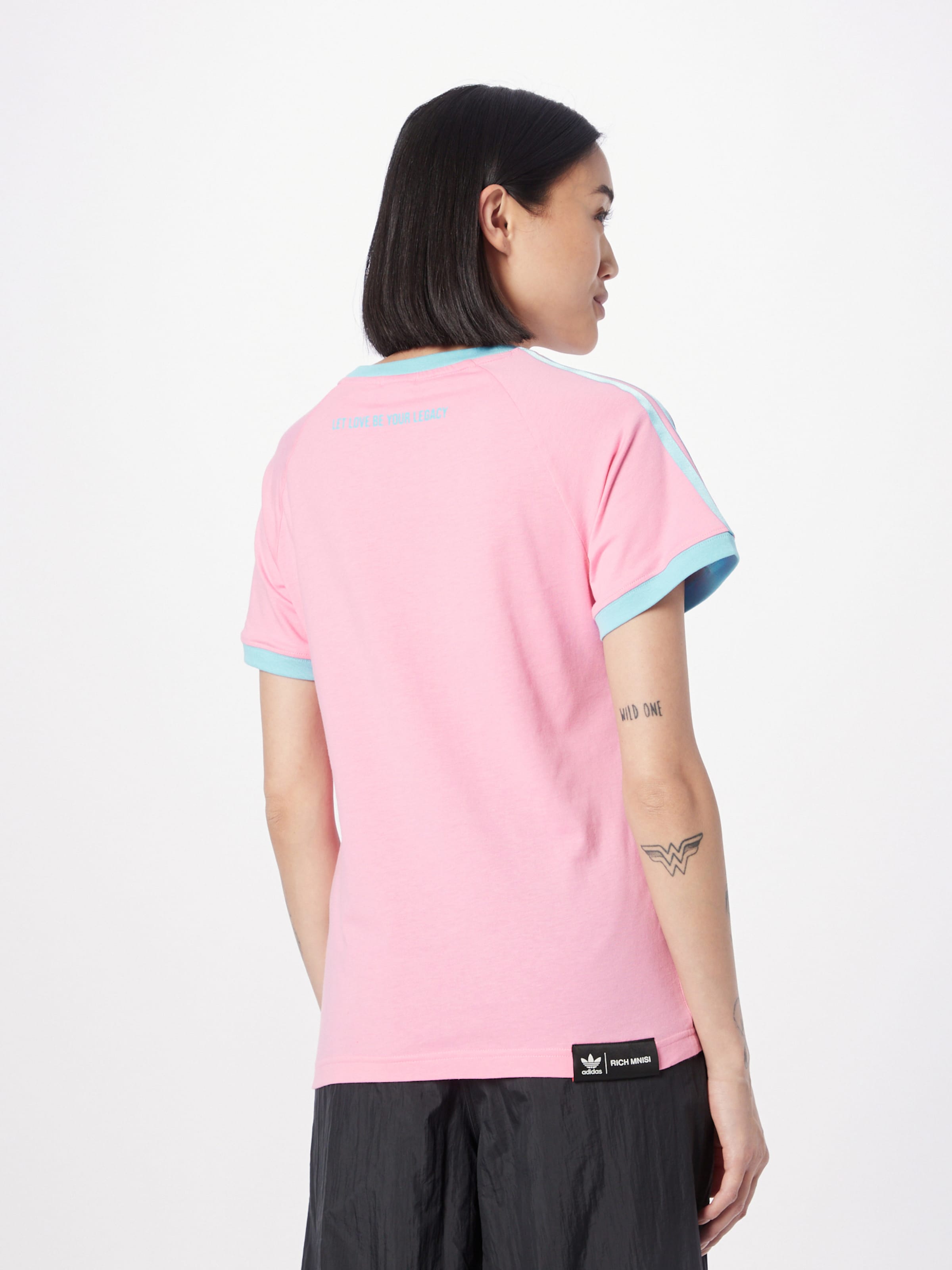 Adidas originals shop pink top