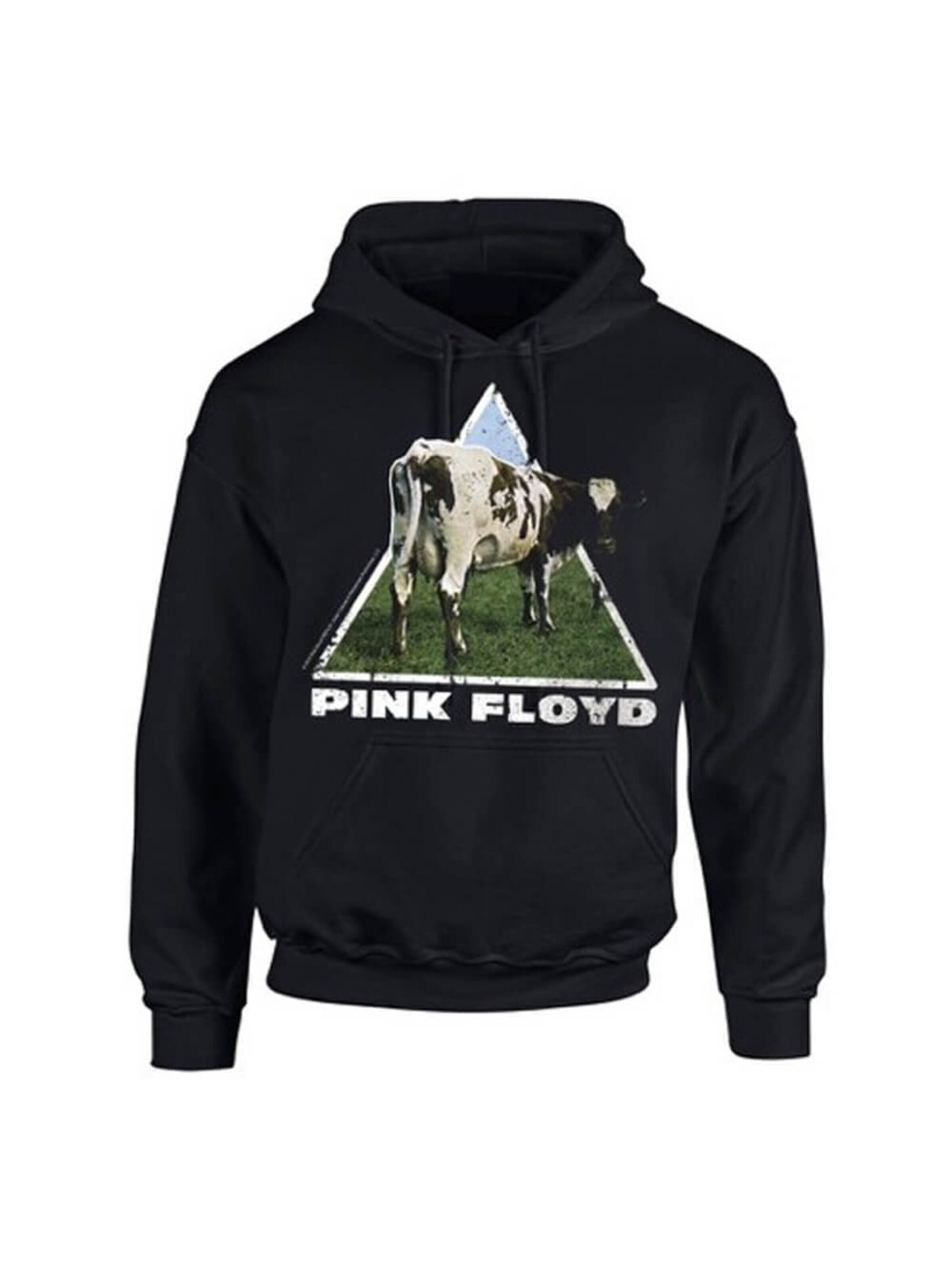 Pink Floyd Sweatshirt 'Atom Heart' in Black: front