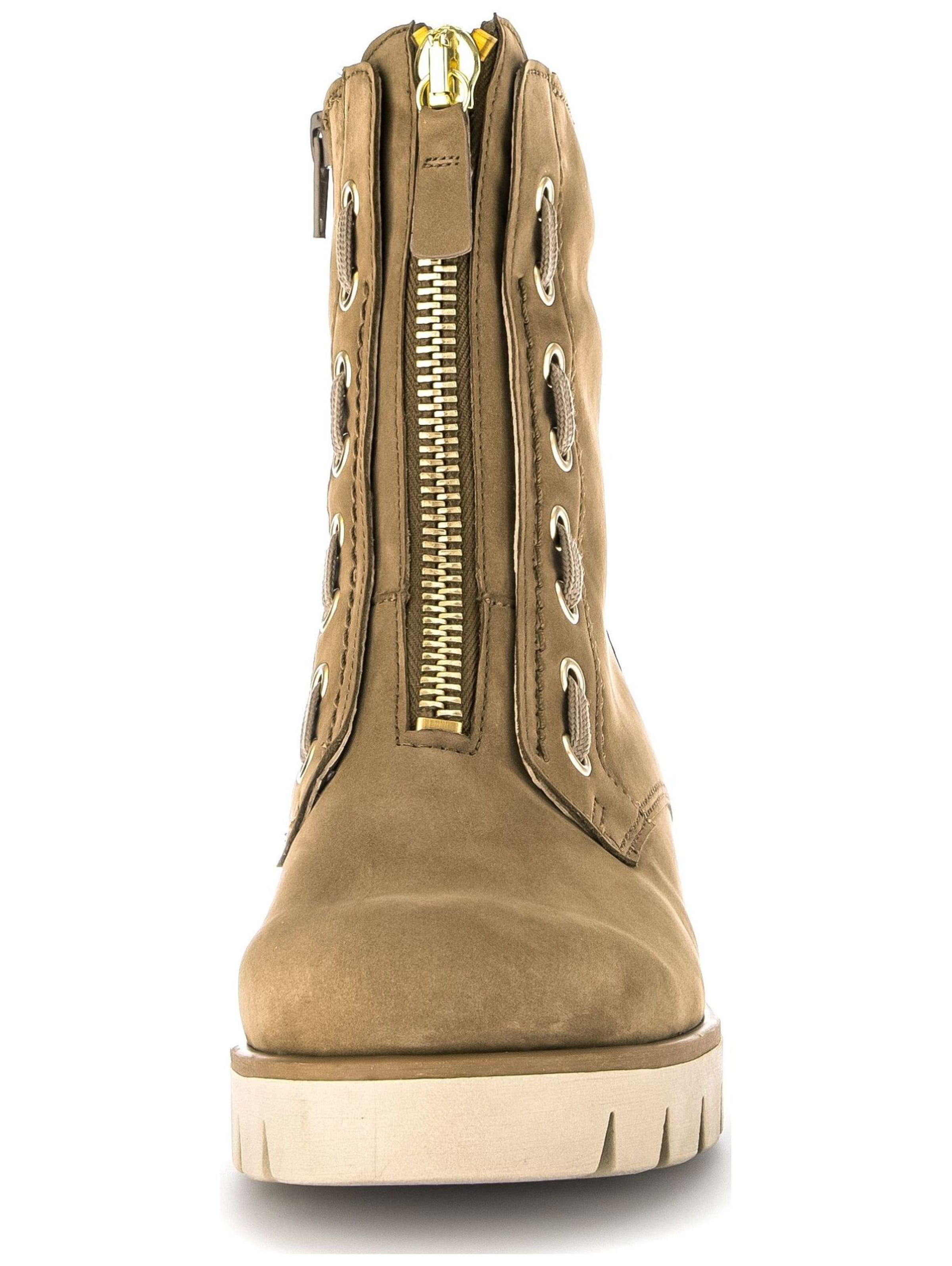 GABOR Lace-up bootie in Brown