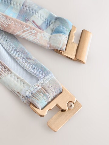 Next T-shirt Bikini top in Blue