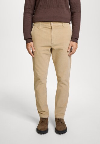 Kronstadt Regular Chino ' Eben' in Beige: voorkant