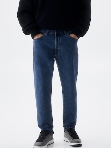 Regular Jean Pull&Bear en bleu : devant