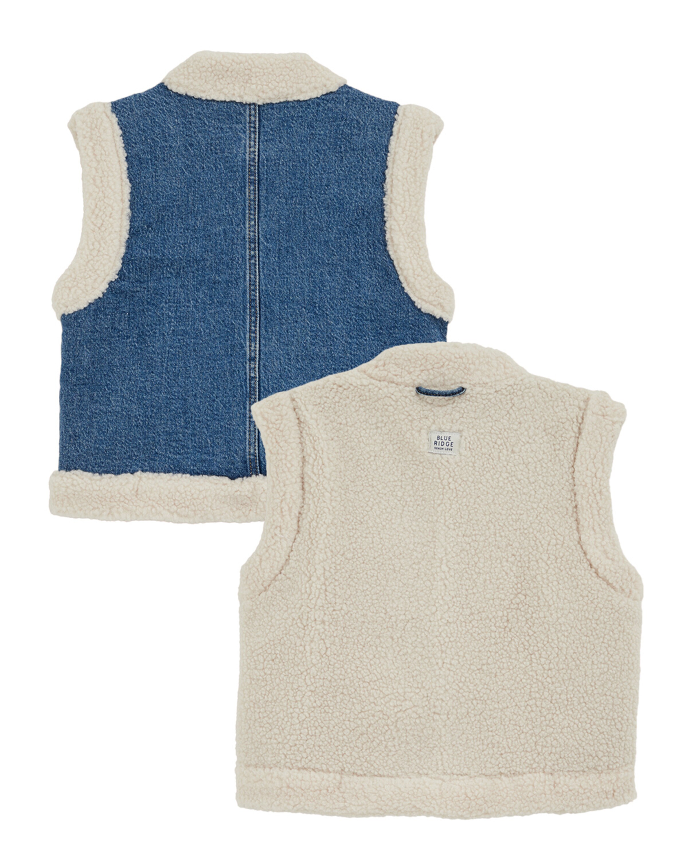 WE Fashion Жилетка в Синий