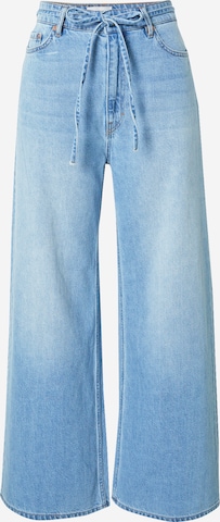 WEEKDAY Szeroka nogawka Jeansy w kolorze niebieski: przód