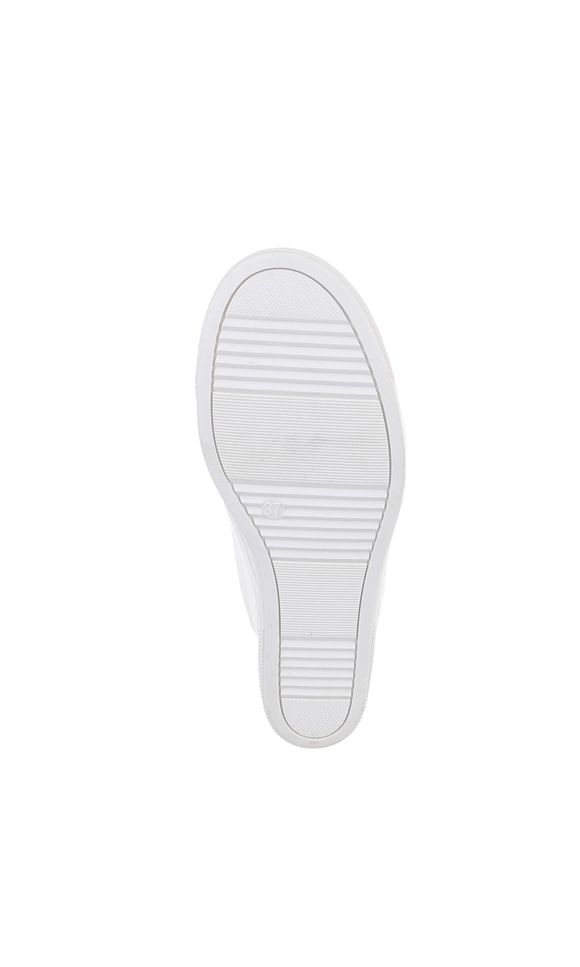 Ital-Design Schnürstiefelette in Weiß