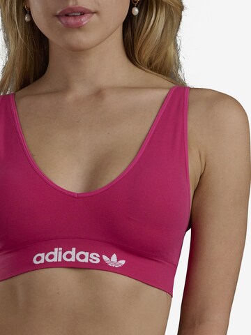 ADIDAS ORIGINALS Bustier BH ' Low Back ' in Roze