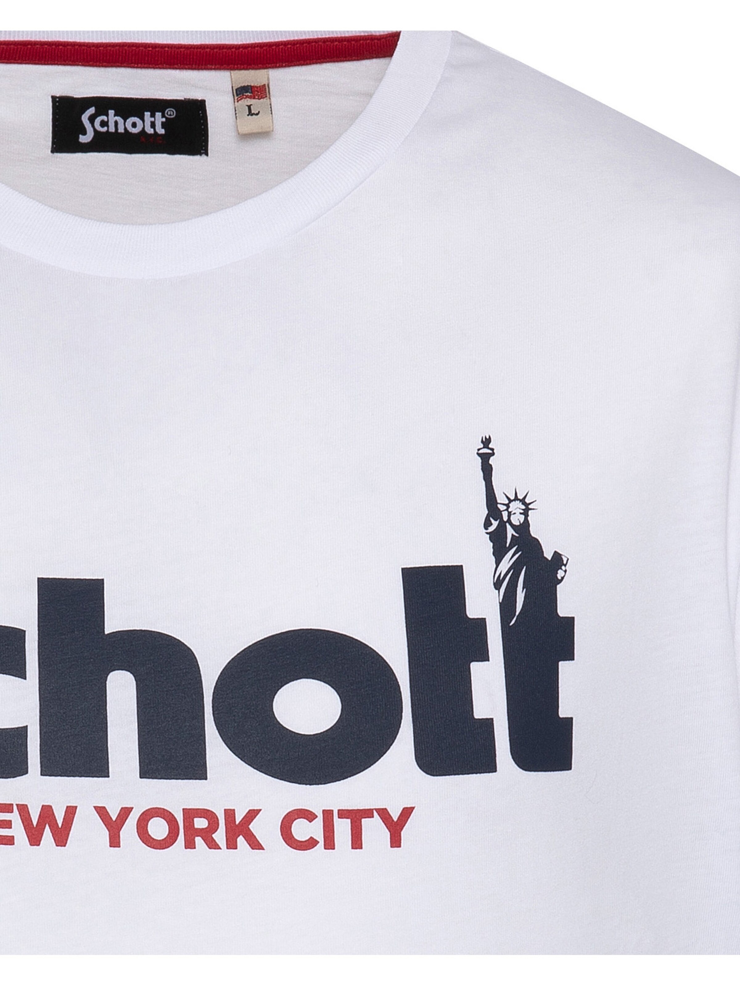 Schott NYC Shirt‌‌‌‌‌‌‌‌‌‌ in Weiß