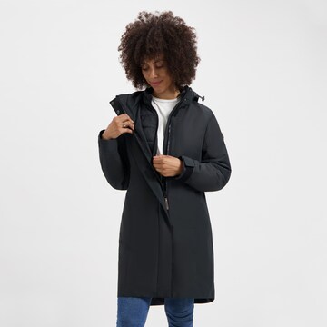 Parka d’hiver 'Greta' Travelin en noir