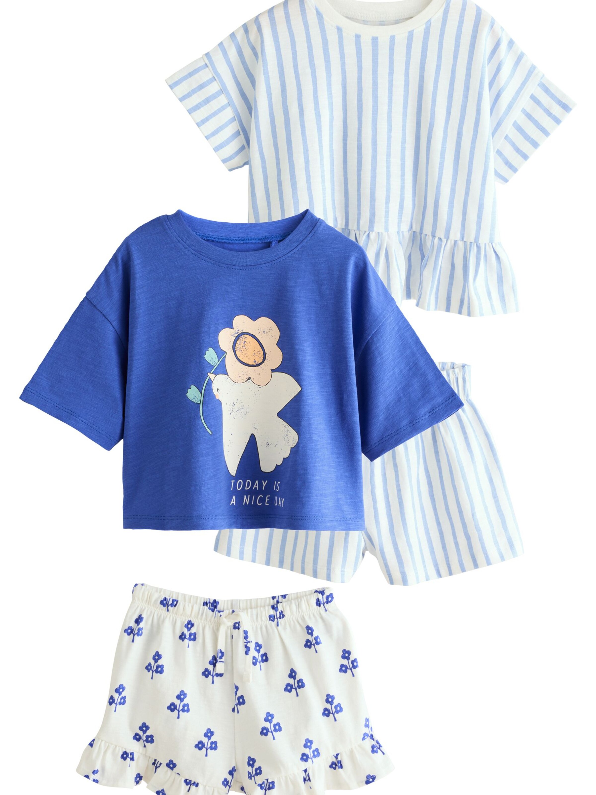 Next Setti värissä sininen: etupuoli