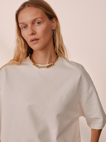 ABOUT YOU x Marie von Behrens Shirt 'Dana' in White