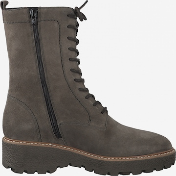 TAMARIS Lace-Up Ankle Boots in Grey