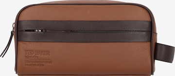 Ted Baker Toiletry Bag in Brown: front