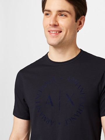 ARMANI EXCHANGE - Camiseta en azul