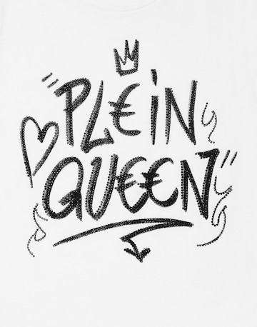 Philipp Plein - Top 'Plein Queen' em branco