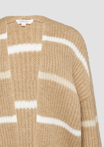 s.Oliver Gebreid vest in Beige