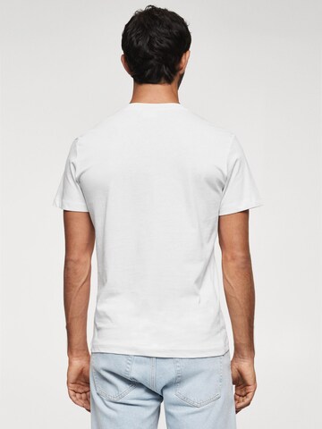 MANGO MAN T-shirt 'CHELSEA' i vit