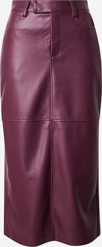 Jupe 'ONLVERONA' ONLY en violet : devant