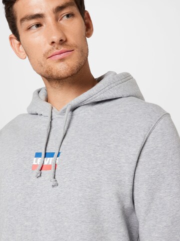 LEVI'S ® Sweatshirt 'Standard Graphic Hoodie' in Grey