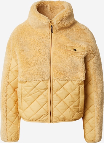 BRUNOTTI Athletic Fleece Jacket 'Becca' in Yellow: front