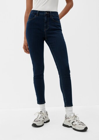 QS Skinny Jeans in Blau: Vorderseite