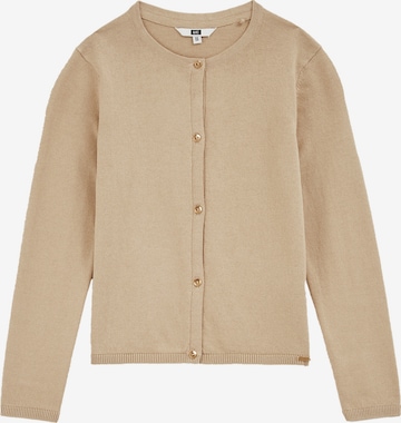 WE Fashion Knit cardigan in Beige: front