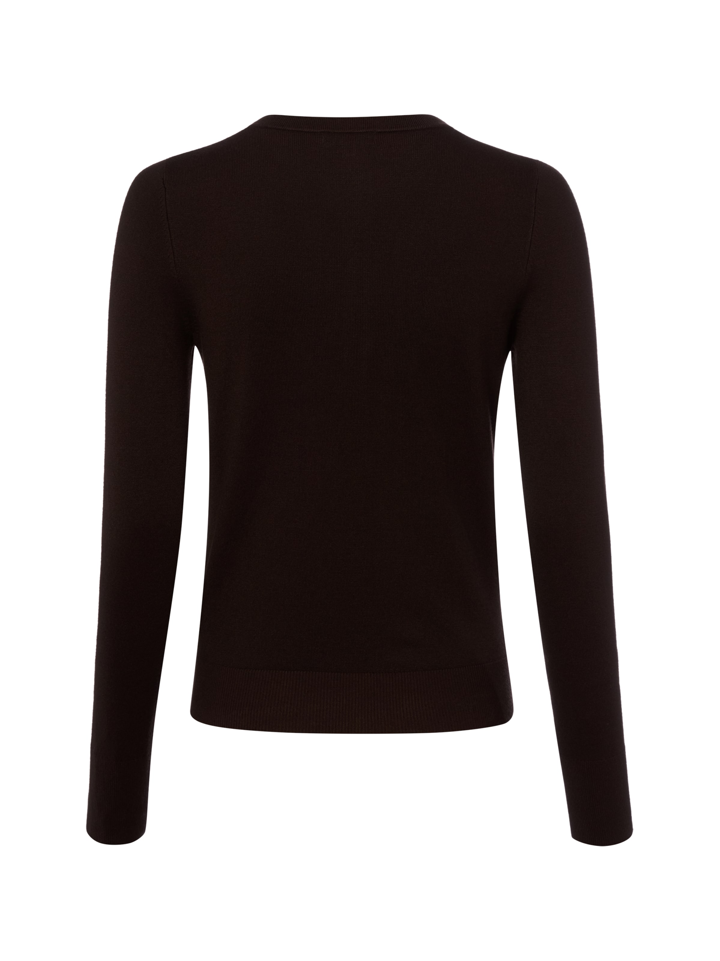 Marie Lund Gebreid vest in Bruin