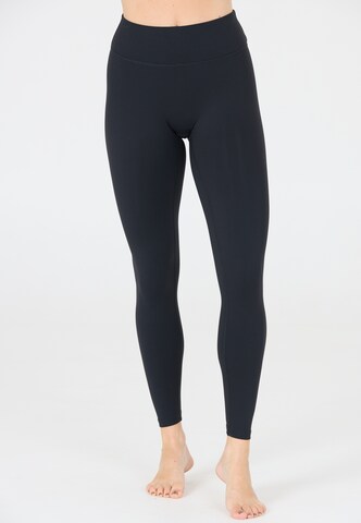 Athlecia Skinny Sports trousers 'Luxe' in Black: front