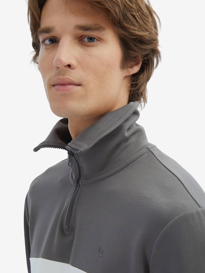 KİP Sweatshirt in XL in de kleur Grijs / Zwart / Wit, Productweergave