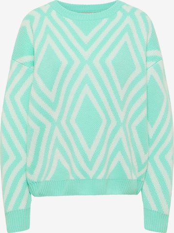 Pull-over IZIA en bleu : devant