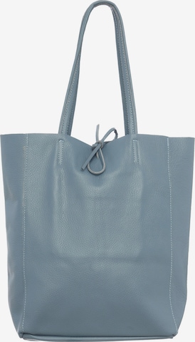 Zwillingsherz Shopper in Blauw: voorkant