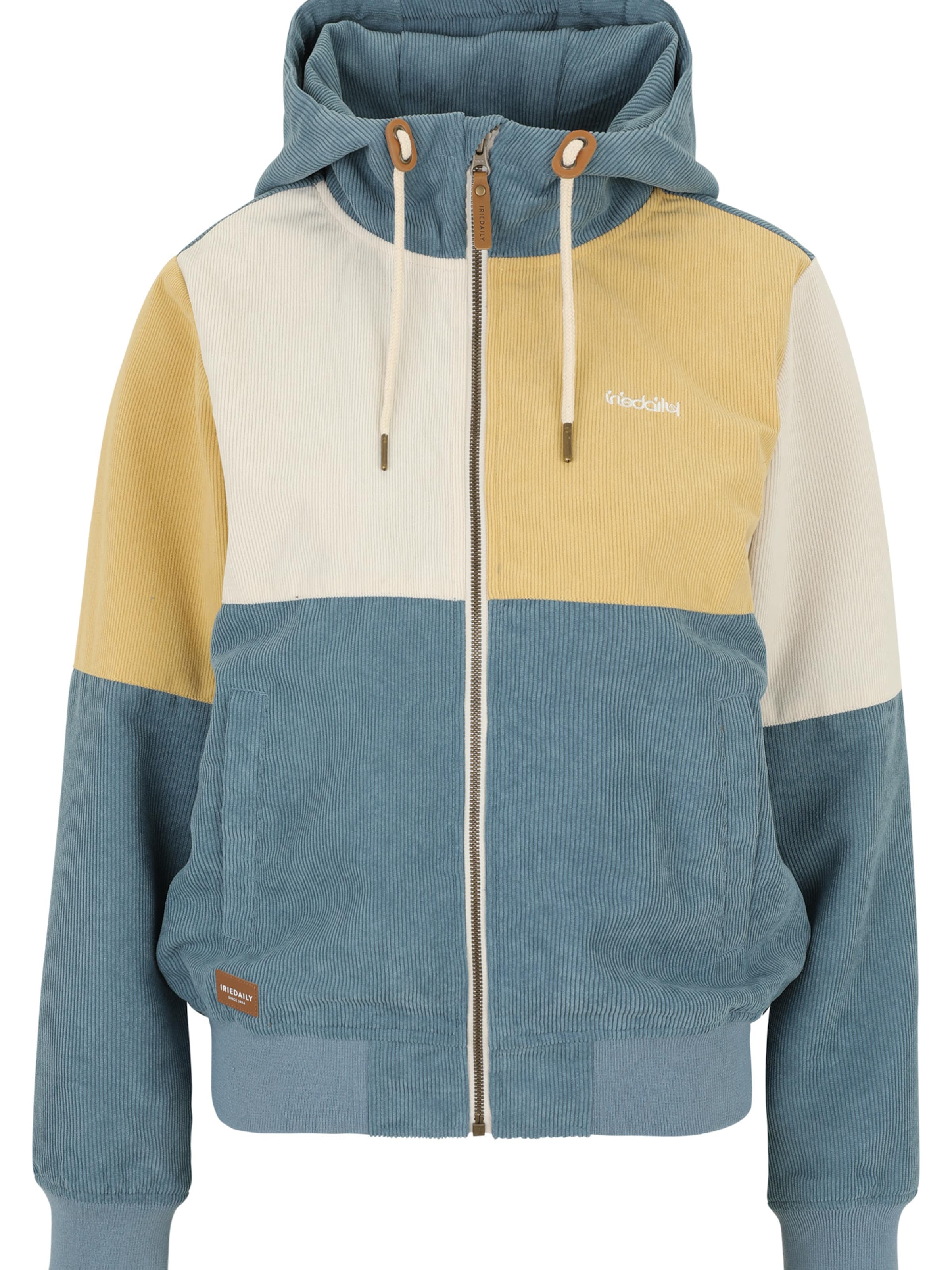 Iriedaily Jacke 'Patchy ' in Blau: Vorderseite