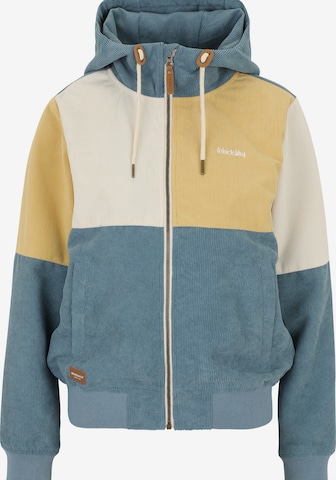Iriedaily Between-Season Jacket 'Patchy ' in Blue: front