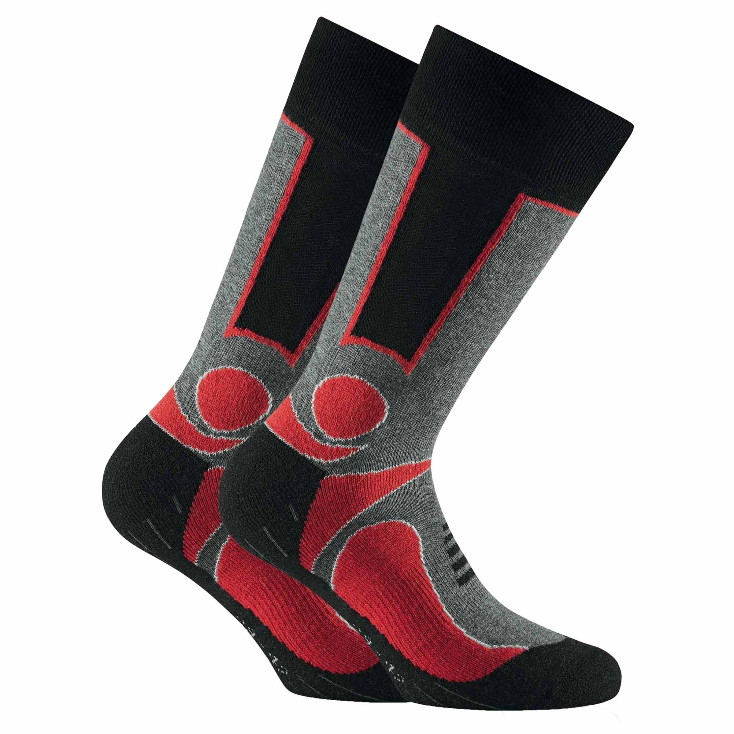 Rohner Socks Sokken in Rood: voorkant
