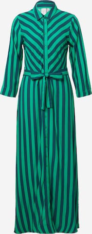 Y.A.S Shirt Dress 'SAVANNA' in Green: front