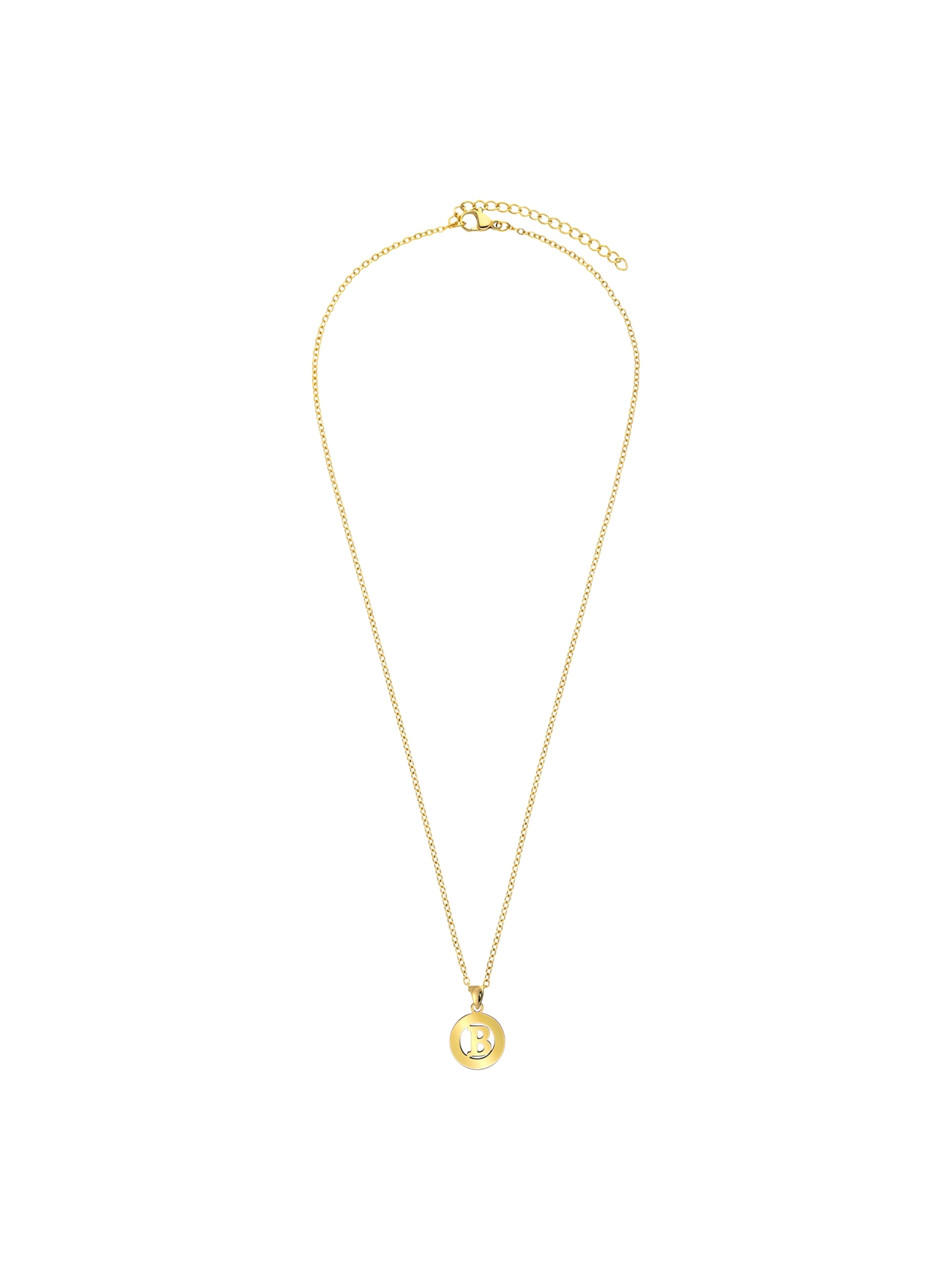 Lucardi Necklace in Gold: front