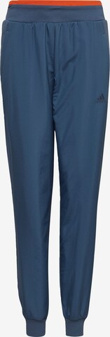 ADIDAS SPORTSWEAR Workout Pants 'All SZN' in Blue: front