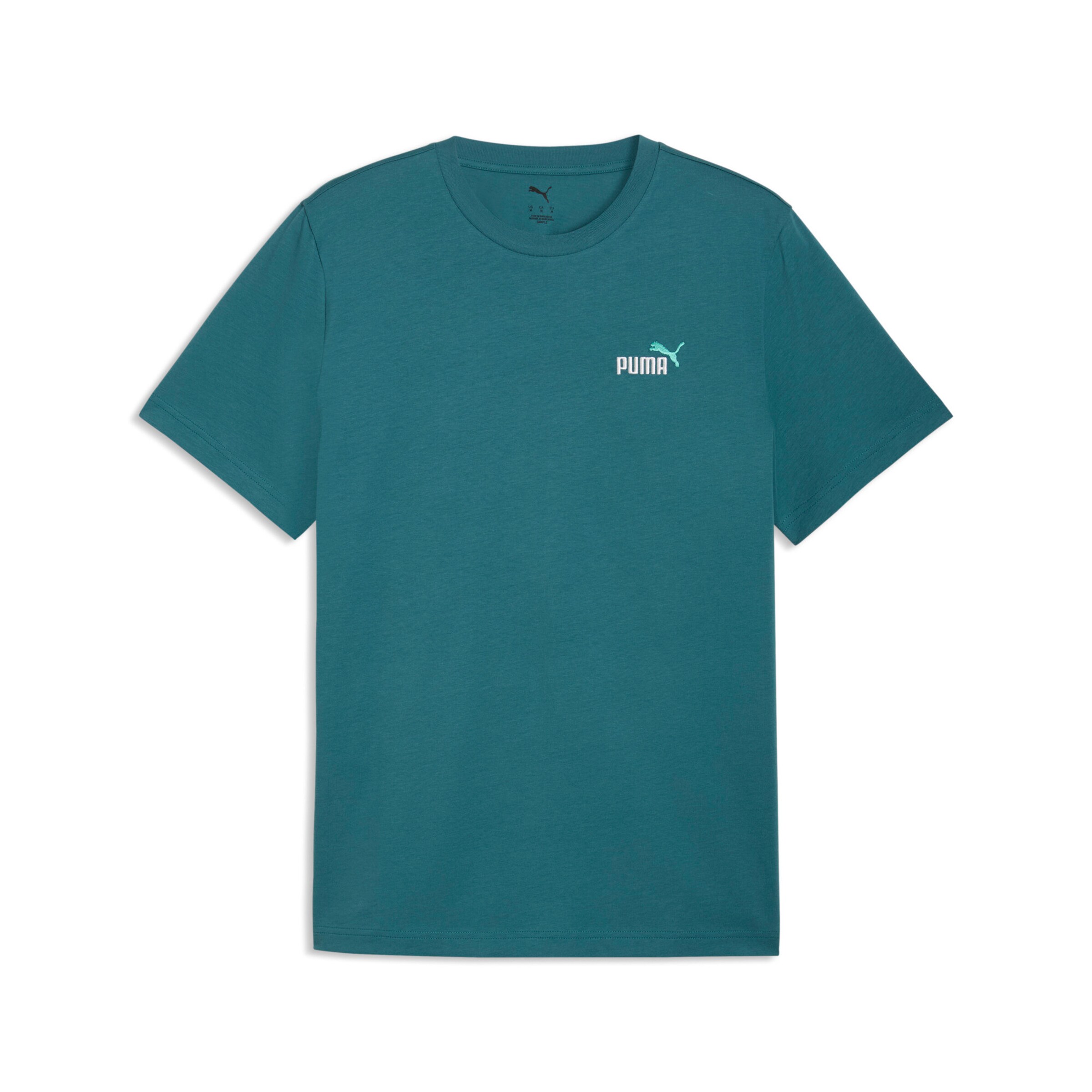 PUMA Performance Shirt 'Essentials No. 1' in Green: front