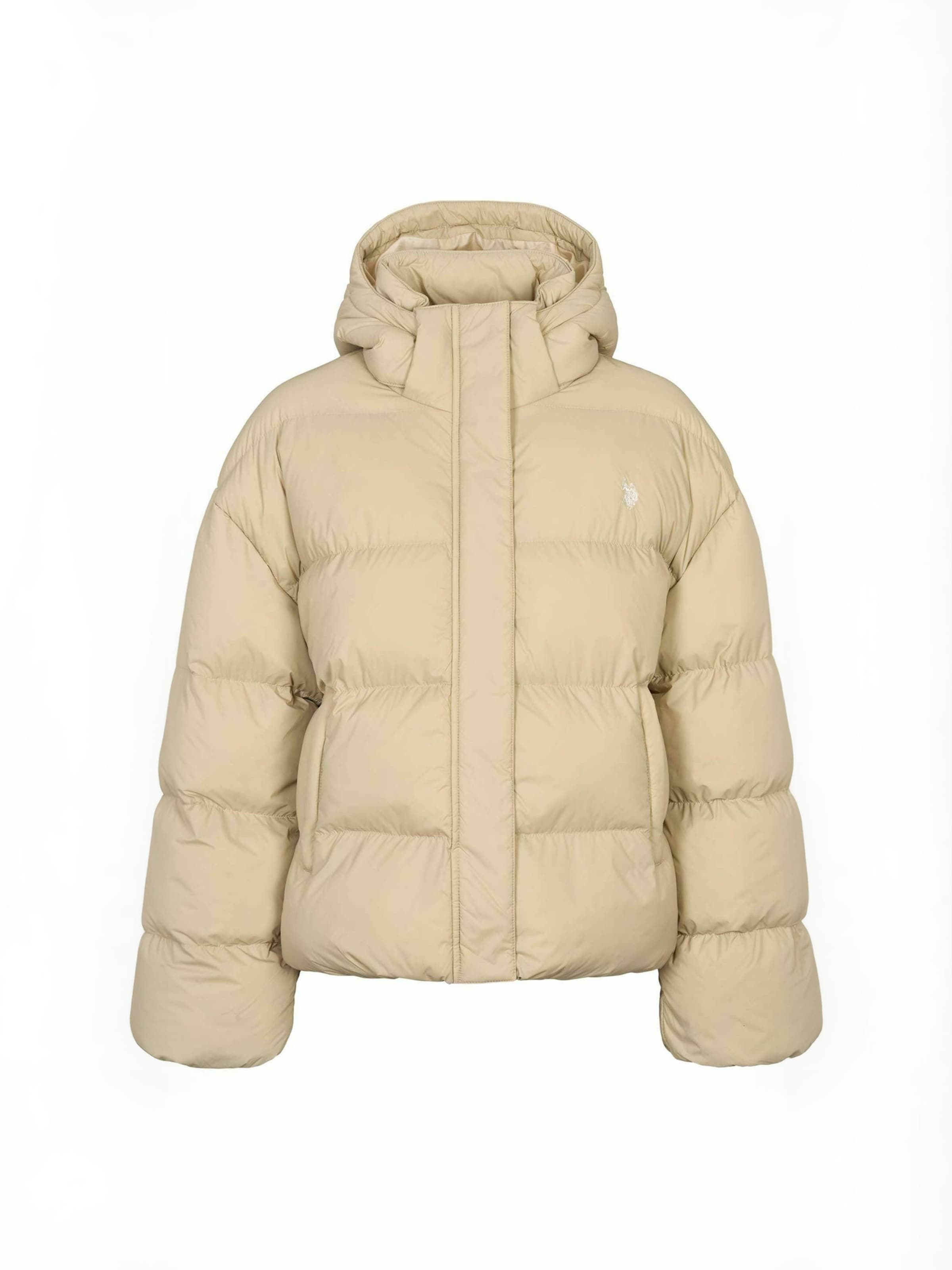 U.S. POLO ASSN. Jacket ' UWGreta ' in Beige: Vorderseite
