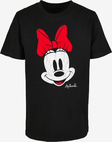 ABSOLUTE CULT Shirt 'Mickey Mouse - Minnie Beaten' in Zwart: voorkant