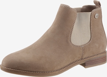 s.Oliver Chelsea Boots i brun: forside