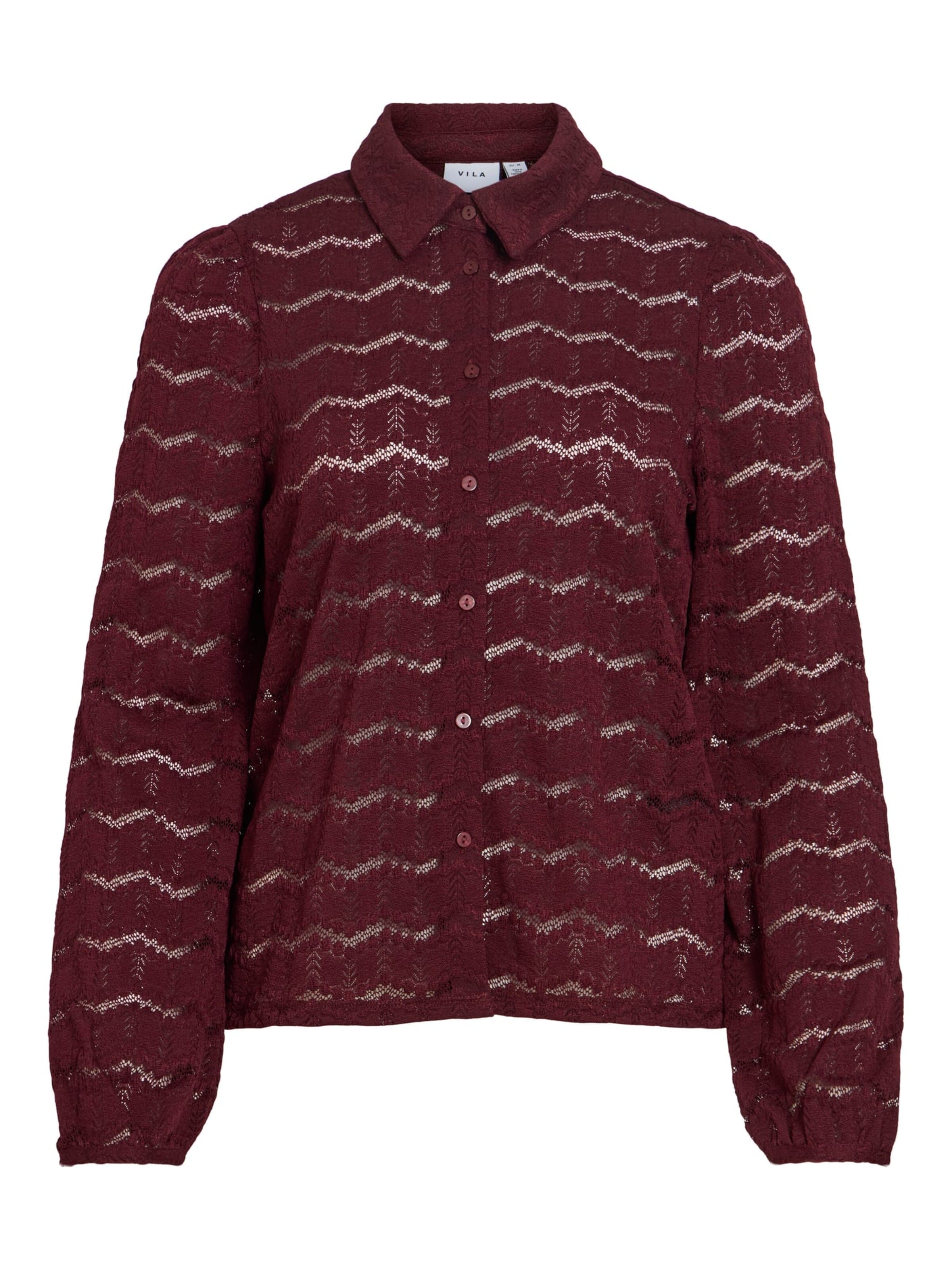 VILA Blouse 'Delima' in Rood: voorkant