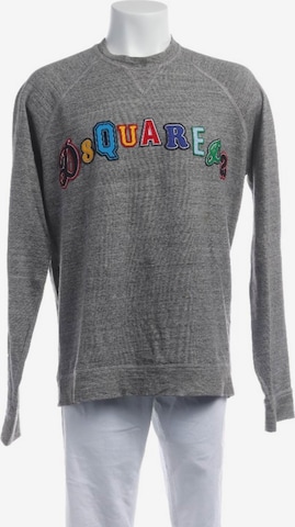 DSQUARED2 Sweatshirt / Sweatjacke L in Grau: Vorderseite
