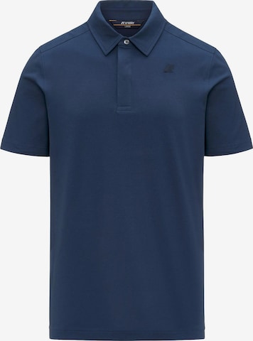 K-Way Shirt 'K-WAY VIGGO LT STRETCH JERSEY SLIM T-Shirt e Polo' in Blauw: voorkant